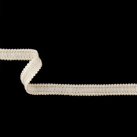 White Braided Trim - 0.75"