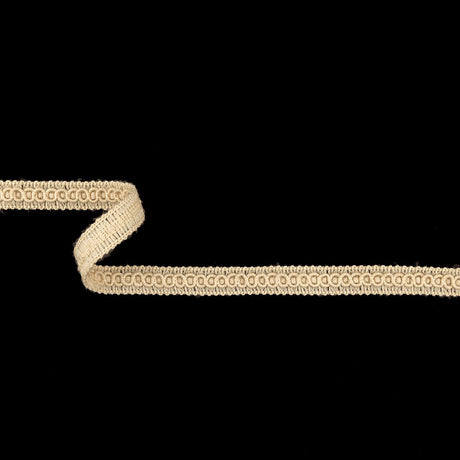Bleached Sand Wool Braided Trim - 0.5"