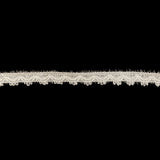 Icicle and Clear Eyelash Fringe Braided Trim with Picot Edging - 0.75"