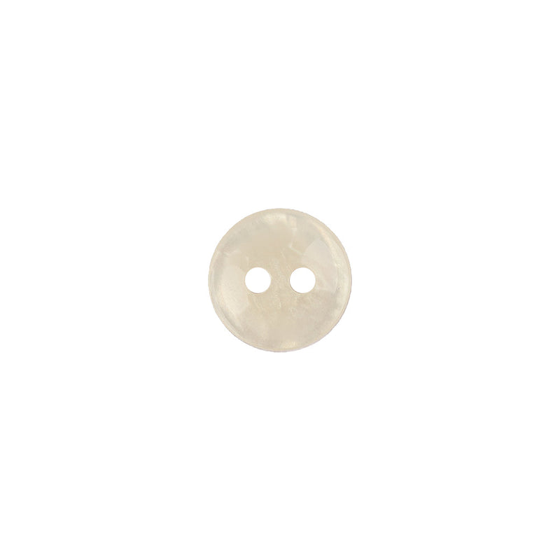 Opal Iridescent 2-Hole Plastic Blouse Button - 16L/10mm