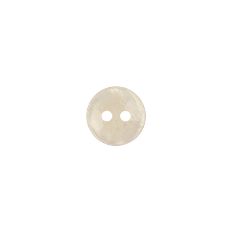 Opal Iridescent 2-Hole Plastic Blouse Button - 16L/10mm