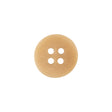 Yellow Ochre Smooth Top 4-Hole Plastic Button - 24L/15mm