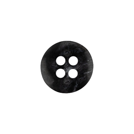 Phantom and Light Gray Abstract Narrow-Rimmed 4-Hole Button - 24L/15mm