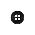 Phantom and Light Gray Abstract Narrow-Rimmed 4-Hole Button - 24L/15mm
