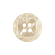 Icicle Iridescent 4-Hole Tiny Mound Jacket Button - 36L/23mm