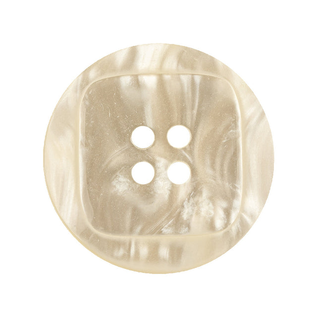 Icicle Iridescent 4-Hole Tiny Mound Jacket Button - 44L/28mm