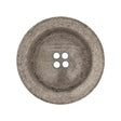Italian Matte White and Gray Speckled 4-Hole Jacket Button - 44L/28mm