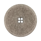 Italian Matte White and Gray Speckled 4-Hole Jacket Button - 54L/34mm
