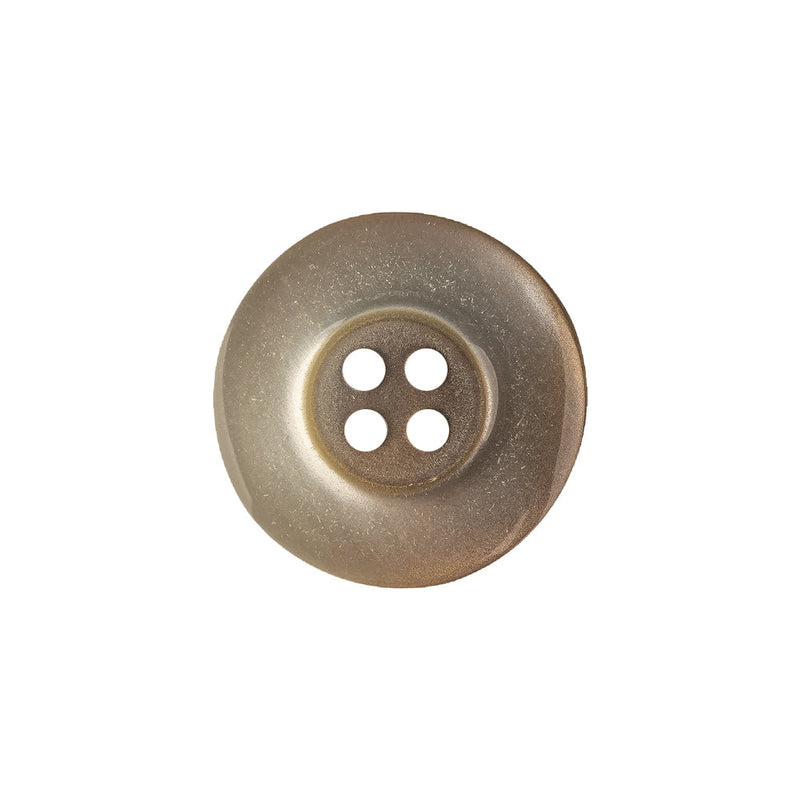 Iridescent Doe and Suntan Ombre 4-Hole Dish Style Jacket Button - 32L/20mm