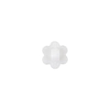 Italian Pearl Icing Flower Shank Back Nylon Button - 17L/10.5mm