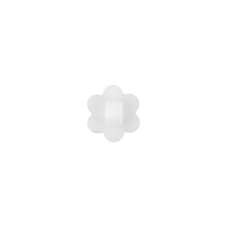 Italian Pearl Icing Flower Shank Back Nylon Button - 17L/10.5mm