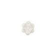 Italian Pearl Icing Flower Shank Back Nylon Button - 17L/10.5mm