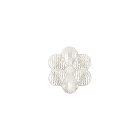 Italian Pearl Icing Flower Shank Back Nylon Button - 20L/12.5mm