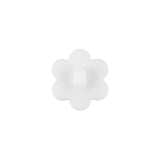 Italian Pearl Icing Flower Shank Back Nylon Button - 24L/15mm