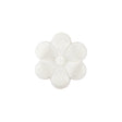 Italian Pearl Icing Flower Shank Back Nylon Button - 32L/20mm