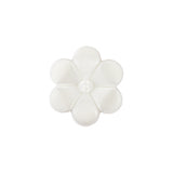 Italian Pearl Icing Flower Shank Back Nylon Button - 32L/20mm