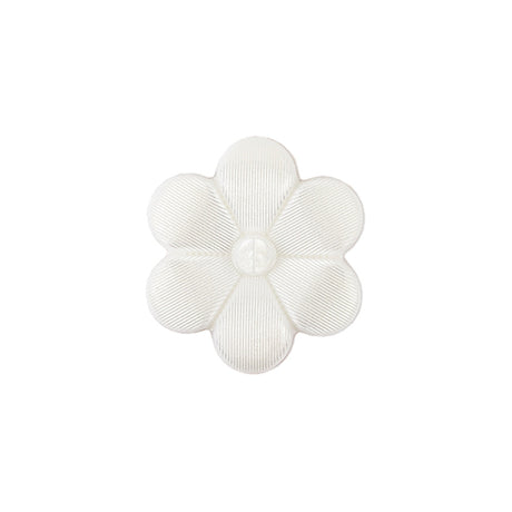 Italian Pearl Icing Flower Shank Back Nylon Button - 32L/20mm