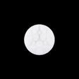 Italian Sugar Swizzle Floral Molded Shank Back Nylon Button - 24L/15mm