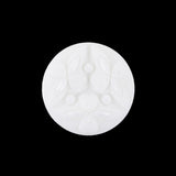 Italian Sugar Swizzle Floral Molded Shank Back Nylon Button - 36L/23mm