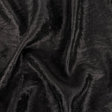 Black Shimmering Tactile Polyester and Cotton Woven