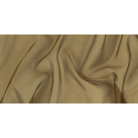 Golden Olive Polyester Organza