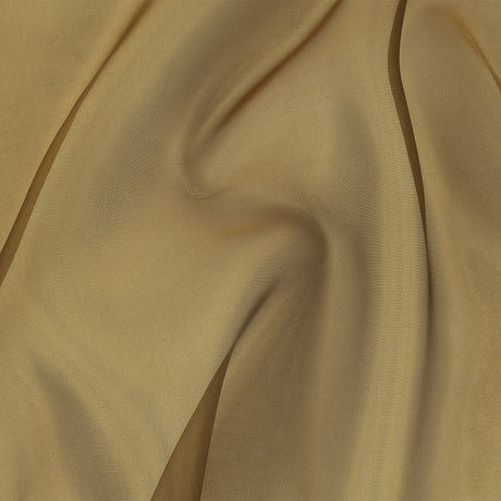 Golden Olive Polyester Organza