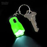 Star Shaped Barrel Flashlight Keychains