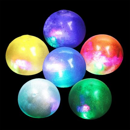 Flashing Galaxy Squeeze Ball