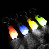 Star Shaped Barrel Flashlight Keychains