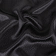 Black Striped Silk Seersucker