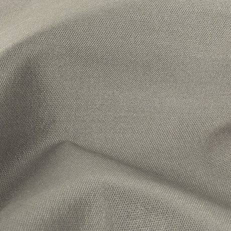 Ash Gray Luminous Silk and Wool Woven
