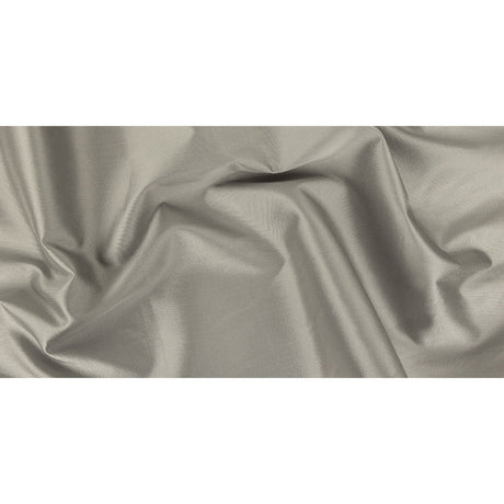 Ash Gray Luminous Silk and Wool Woven