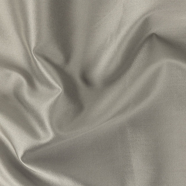 Ash Gray Luminous Silk and Wool Woven
