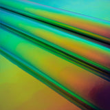 Iridescent Vinyl with Fabric Backing - Rainbow - Kiki Collection