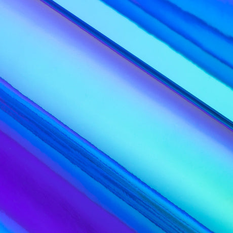 Iridescent Vinyl with Fabric Backing - Purple and Blue - Kiki Collection