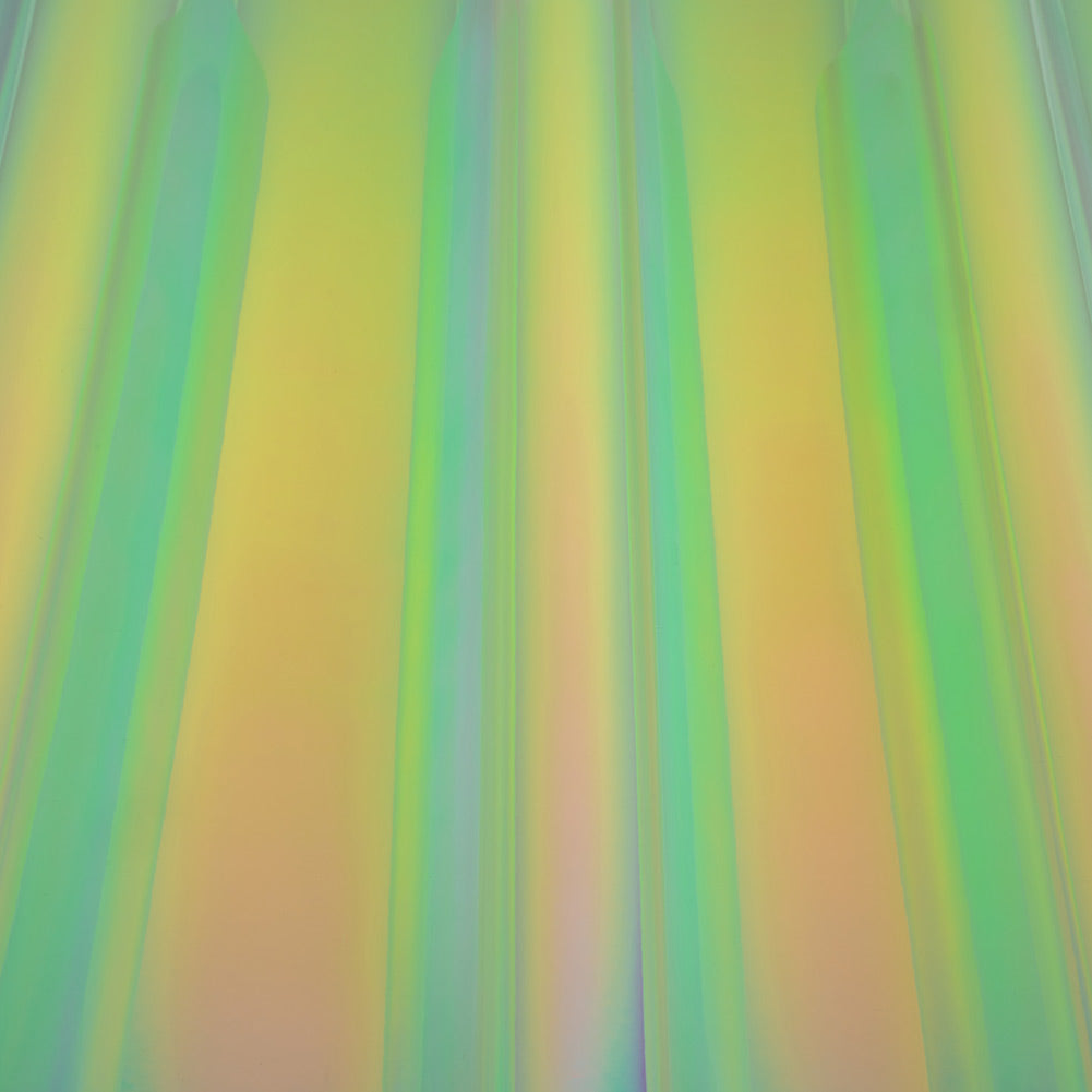 Iridescent Vinyl with Fabric Backing - Lavender and Turquoise - Kiki Collection