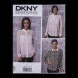 Vogue Patterns DKNY Misses' Button Down Shirt Pattern V1462 Size A5