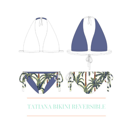 Tatiana Reversible Bikini Sirena Sewing Pattern