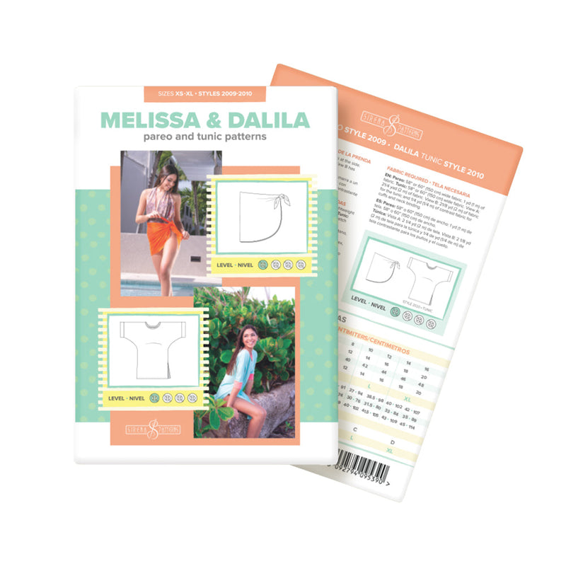 Coverups: Dalila Tunic & Melissa Pareo Sirena Sewing Pattern