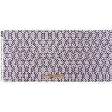 Stretch Cotton Sateen - Pale Lavender Honeycomb Geometric - Sweet as Honey Print - Mood Exclusive Wisteria Collection