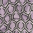 Stretch Cotton Sateen - Pale Lavender Honeycomb Geometric - Sweet as Honey Print - Mood Exclusive Wisteria Collection