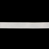 White Single Faced Satin Ribbon - 0.4375"