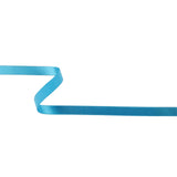 Peacock Blue Single Faced Satin Ribbon - 0.4375"