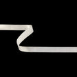 White Single Faced Satin Ribbon - 0.625"