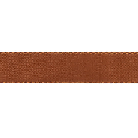 Autumn Leaf Single Faced Satin Ribbon - 0.875"