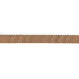 Khaki Petersham Grosgrain Ribbon - 0.375"