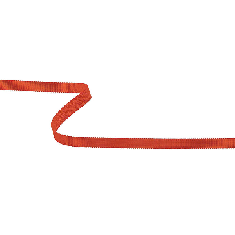 Red Petersham Grosgrain Ribbon - 0.375"