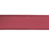 Dark Pink Grosgrain Ribbon with Satin Borders - 1"