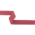 Dark Pink Grosgrain Ribbon with Satin Borders - 1"