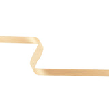 Pale Peach Woven Ribbon with Embossed Borders - 0.5"